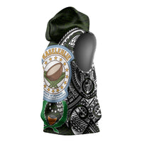 Pohnpei Federated States Of Micronesia Sleeveless Hoodie Polynesian Tribal Heritage Art With Kaselehlie State Seal TS04 - Polynesian Pride