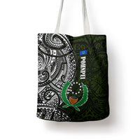 Pohnpei Federated States Of Micronesia Tote Bag Polynesian Tribal Heritage Art With Kaselehlie State Seal