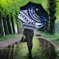Northern Mariana Islands Saipan Umbrella Polynesian Tribal Pattern - Commonwealth Seal Art TS04 - Polynesian Pride