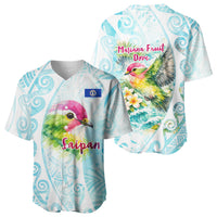 Saipan CMNI Baseball Jersey Polynesian Northern Mariana Islands Fruit Dove Watercolor TS04 - Polynesian Pride