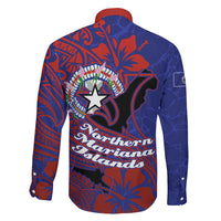 Saipan Northern Mariana Islands Family Matching Puletasi and Hawaiian Shirt Polynesian Tribal Tattoo Art With Hibiscus Flowers And Seal TS04 - Polynesian Pride
