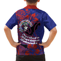 Saipan Northern Mariana Islands Family Matching Summer Maxi Dress and Hawaiian Shirt Polynesian Tribal Tattoo Art With Hibiscus Flowers And Seal TS04 - Polynesian Pride