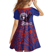 Saipan Northern Mariana Islands Family Matching Summer Maxi Dress and Hawaiian Shirt Polynesian Tribal Tattoo Art With Hibiscus Flowers And Seal TS04 - Polynesian Pride