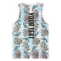 Personalized Masefau American Samoa Basketball Jersey Vintage Whale Hibiscus Ocean Waves