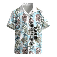 Personalized Masefau American Samoa Kid Hawaiian Shirt Vintage Whale Hibiscus Ocean Waves