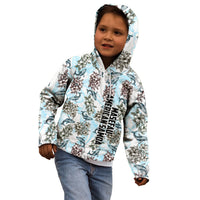 Personalized Masefau American Samoa Kid Hoodie Vintage Whale Hibiscus Ocean Waves