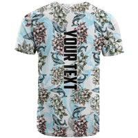 Personalized Masefau American Samoa T Shirt Vintage Whale Hibiscus Ocean Waves