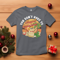 Christmas In Hawaii T Shirt Hawaiian Snowman You Don't Have To Shovel Sunshine TS09 Charcoal - Polynesian Pride
