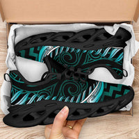 Turquoise Matariki New Zealand Clunky Sneakers Maori Poutama Galaxy Vibes LT14 - Polynesian Pride