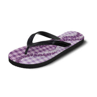 Violet Hawaii Palaka Flip Flops Hawaiian Honohono Lei LT05 - Polynesian Pride