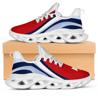Wallis And Futuna Clunky Sneakers Flag-Inspired Curve Style