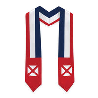 Wallis And Futuna Graduation Stole Flag Style LT05 - Polynesian Pride
