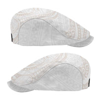 White Sunday Lotu Tamaiti Jeff Hat Polynesian Wave Pastel Nude - Polynesian Pride