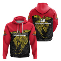 Papua New Guinea Zip Hoodie Independence Day Simple Style LT16 - Polynesian Pride