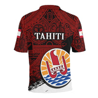 Tahiti Polo Shirt Tahitian Flag Special Z2 - Polynesian Pride