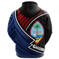 Guam Zip Hoodie Lauhala Polynesian - Polynesian Pride