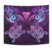 Hawaii Turtle Kanaka Maoli Tapestry - Tea Style - AH - Polynesian Pride