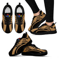 Cook Islands Sneakers - Camber Style 03 Women's Sneakers - Black - 1 Black - Polynesian Pride