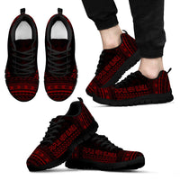 Papua New Guinea Sneakers - Papua New Guinea Polynesian Chief Deep Red Version - Polynesian Pride