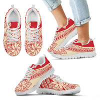 Poly Tribal Sneakers 22 Kid's Sneakers White - Polynesian Pride