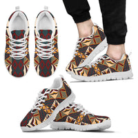 Samoa Sneakers - Samoan Siapo Style - K7 Kid's Sneakers - White Sole - Polynesian Pride