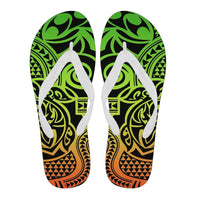 Polynesian 52 Flip Flops Men White - Polynesian Pride