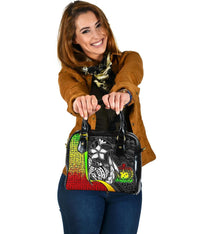 Samoa Polynesian Shoulder Handbag Reggae - Turtle With Hook One Size Reggae - Polynesian Pride