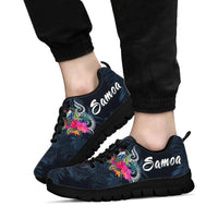 Samoa Polynesian Sneakers - Tropical Flowers - Polynesian Pride