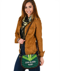 Cook Islands Ruby Leather Saddle Bag Style Saddle Bag One Size Green - Polynesian Pride