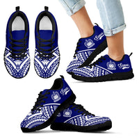 Samoa Sneakers - Samoa Coat Of Arms Polynesian Tattoo - Polynesian Pride