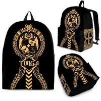Tonga Backpack - Polynesian Tribal One Style Gold - Polynesian Pride