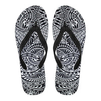 Polynesian 25 Flip Flops Men Black - Polynesian Pride