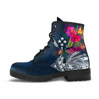 Kosrae Leather Boots - Kosrae Summer Vibes - Polynesian Pride
