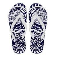 Polynesian 01 Flip Flops Women White - Polynesian Pride