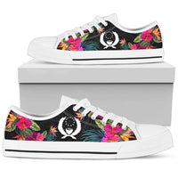 Pohnpei Low Top Shoes - Micronesian Hibiscus - Polynesian Pride