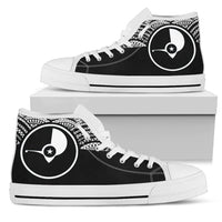 Yap High Top Shoes - Micronesian Black Style - Polynesian Pride