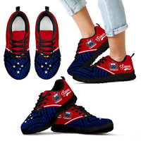 Samoa Sneakers - Samoa Coat Of Arms Polynesian Tattoo 3rd Ver - Polynesian Pride