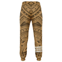 Hawaii Kanaka Map Gold Kakau Joggers - Polynesian Pride