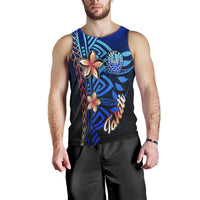 Tahiti Men's Tank Top - Vintage Tribal Mountain - Polynesian Pride