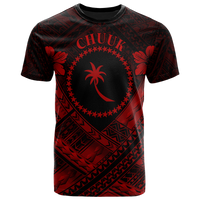 Chuuk Polynesian T Shirt Chuuk Red Seal Camisole Hibiscus Style Unisex Red - Polynesian Pride