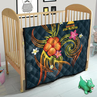 Wallis and Futuna Polynesian Premium Quilt - Legend of Wallis and Futuna (Blue) - Polynesian Pride