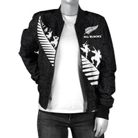 New Zealand Jackets, Maori Haka Fern Women's Bomber Jackets - Polynesian Pride