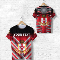 Custom Kolisi Tonga T Shirt Mate Maa Tonga Creative Style Unisex Red - Polynesian Pride