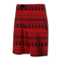 Hawaii Polynesian Tattoo Tribal Board Shorts Red - Polynesian Pride