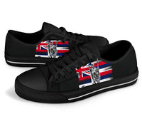 Polynesian Pride Footwear - Hawaii King Flag Low Top Shoe - Polynesian Pride