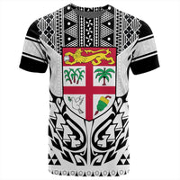Polynesian Pride Fiji T Shirt Fiji Digicel Style T Shirt Unisex White - Polynesian Pride