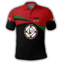 Polynesian Pride Apparel ENBP Polo Shirt PNG Flag Style Unisex Black - Polynesian Pride
