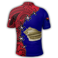 Polynesian Pride Apparel West New Britain Polo Shirt PNG Suture Style - Polynesian Pride