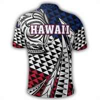 Polynesian Pride Apparel Polo Shirt Hawaii Polo Shirt Kakau Pattern Pohic Style - Polynesian Pride