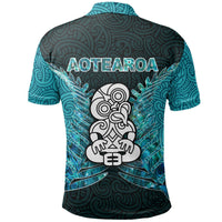 Polynesian Pride Apparel Aotearoa Tiki Polo Shirt With Fern Green - Polynesian Pride